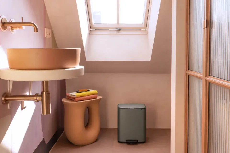 Online Brabantia Cubo de basura con pedal Bo 12 L, Platino Gris