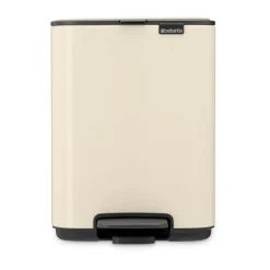 Outlet Brabantia Cubo de basura con pedal Bo 4 L, suave Beige