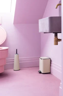 Outlet Brabantia Cubo de basura con pedal Bo 4 L, suave Beige