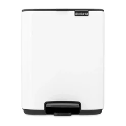 Brabantia Cubo de basura con pedal Bo 7 L, Blanco