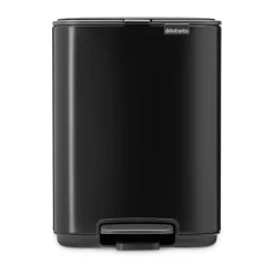 New Brabantia Cubo de basura con pedal Bo 4 L, mate Negro