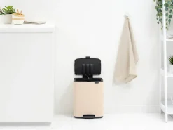 Hot Brabantia Cubo de basura con pedal Bo 12 L, suave Beige