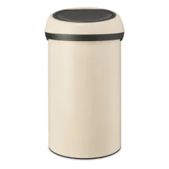 Clearance Brabantia Cubo de basura redondo Touch Bin 60 L, Soft Beige