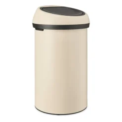 Clearance Brabantia Cubo de basura redondo Touch Bin 60 L, Soft Beige