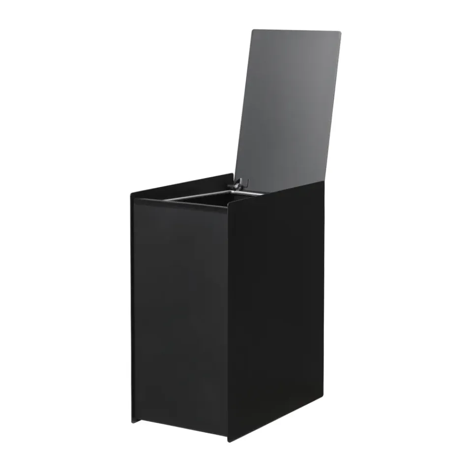 Best Ferm Living Cubo de basura Sama, Black Negro