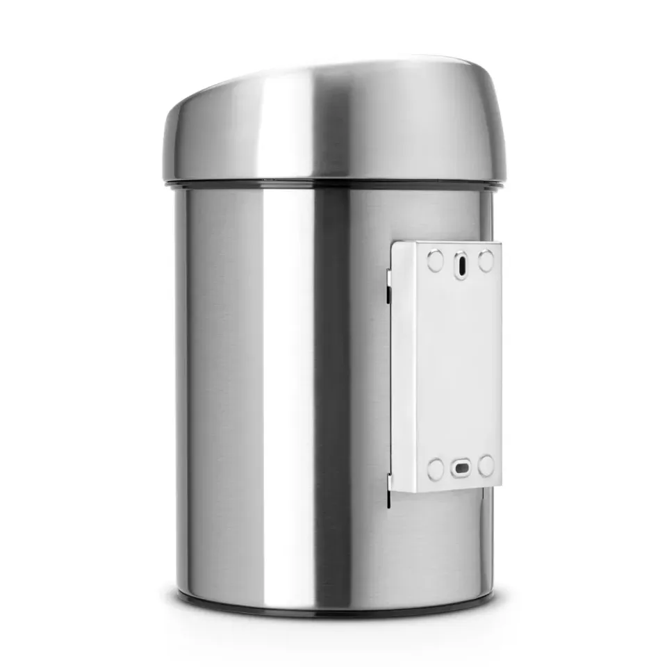 Best Brabantia Cubo de basura Touch Bin, 3L, acero mate Plateado