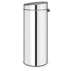 Clearance Brabantia Cubo de basura Touch Bin, 30 L, acero brillante Plateado