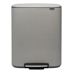 Outlet Brabantia Cubo de pedal Bo 60 L, Mineral concrete grey Gris
