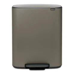 Sale Brabantia Cubo de pedal Bo 60 L, Platinum Gris
