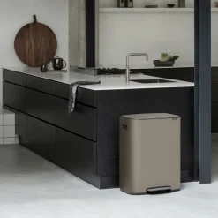 Sale Brabantia Cubo de pedal Bo 60 L, Platinum Gris