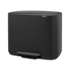 New Brabantia Cubo de pedal Bo 36L, mate Negro