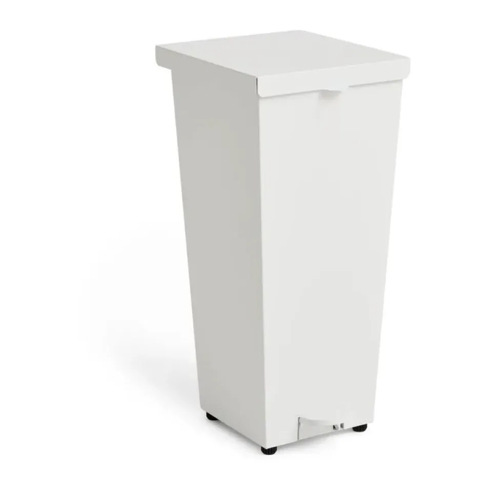 Discount HAY Cubo de pedal Loop 26L, White Blanco