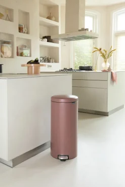 Best Brabantia Cubo de pedal new Icon 30L, Satin Taupe Marrón