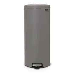 Hot Brabantia Cubo de pedal new Icon 30L, Mineral concrete grey Gris