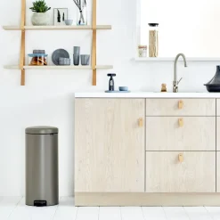 Best Brabantia Cubo de pedal new Icon 30L, platino GrisPlateado