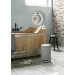 Sale Brabantia Cubo de pedal newIcon 12L, Mineral concrete grey Gris