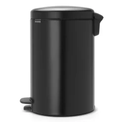 Brabantia Cubo de pedal newIcon 20L, Matt black Negro