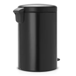 Brabantia Cubo de pedal newIcon 20L, Matt black Negro