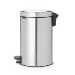 Clearance Brabantia Cubo de pedal newIcon 12L, matt steel fingerprint proof Plateado