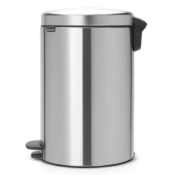 New Brabantia Cubo de pedal newIcon 20L, Matt steel Plateado