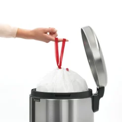 Brabantia Cubo de pedal newIcon 20L, Matt steel fingerprint proof Plateado