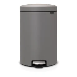Brabantia Cubo de pedal newIcon 20L, Mineral concrete grey Gris