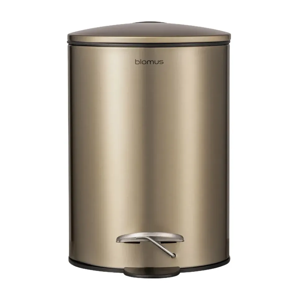 Clearance Blomus Cubo de pedal Tubo 3 L, Brass Color dorado
