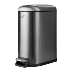Outlet Mette Ditmer Cubo de pedal Walther 10 L, Steel Plateado