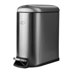 Online Mette Ditmer Cubo pedal Mini-Walther 5 L, Steel Plateado