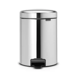Brabantia Cubo pedal newIcon 5L, Brilliant steel Plateado