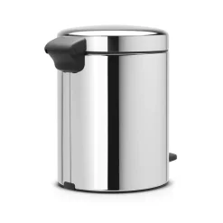 Brabantia Cubo pedal newIcon 5L, Brilliant steel Plateado