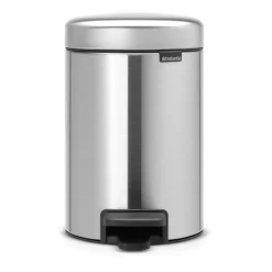 Discount Brabantia Cubo pedal newIcon 3L, Matt steel fingerprint proof Plateado