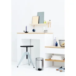 Discount Brabantia Cubo pedal newIcon 3L, Matt steel fingerprint proof Plateado