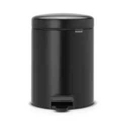 Best Brabantia Cubo pedal newIcon 5L, Matt black Negro