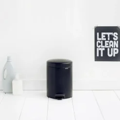 Best Brabantia Cubo pedal newIcon 5L, Matt black Negro