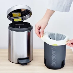 Brabantia Cubo pedal newIcon 3L, Matt steel Plateado