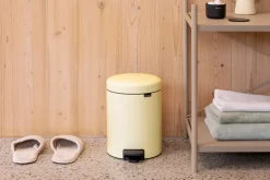 Hot Brabantia Cubo pedal newIcon 5L, Mellow Yellow Amarillo