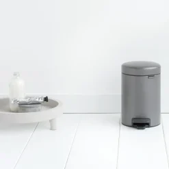 Clearance Brabantia Cubo pedal newIcon 3L, Platinum Plateado