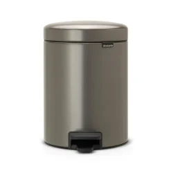 Discount Brabantia Cubo pedal newIcon 5L, Platinum Plateado