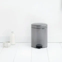 Discount Brabantia Cubo pedal newIcon 5L, Platinum Plateado