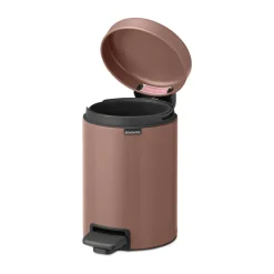 Brabantia Cubo pedal newIcon 3L, Satin Taupe Marrón