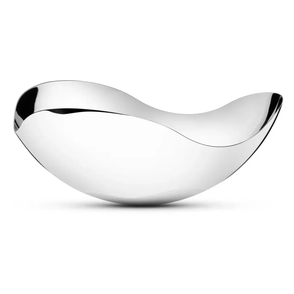 Best Georg Jensen Cuenco Bloom, grande, Ø 34 cm GrisPlateado