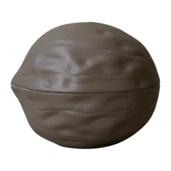 Discount DBKD Cuenco con tapa Walnut, Dust Marrón