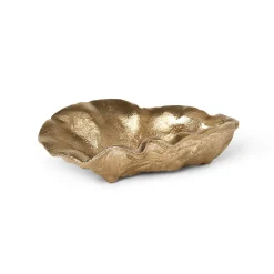 Outlet Ferm Living Cuenco decorativo Oyster 10,5 cm, latón Color dorado