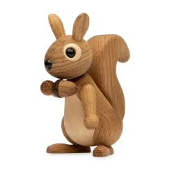 Online Spring Copenhagen Decoración ardilla Hazel 11,5 cm, Roble Beige