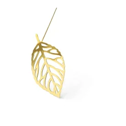 Outlet KLONG Decoración Brass leaves, set de 2, Wood Color dorado