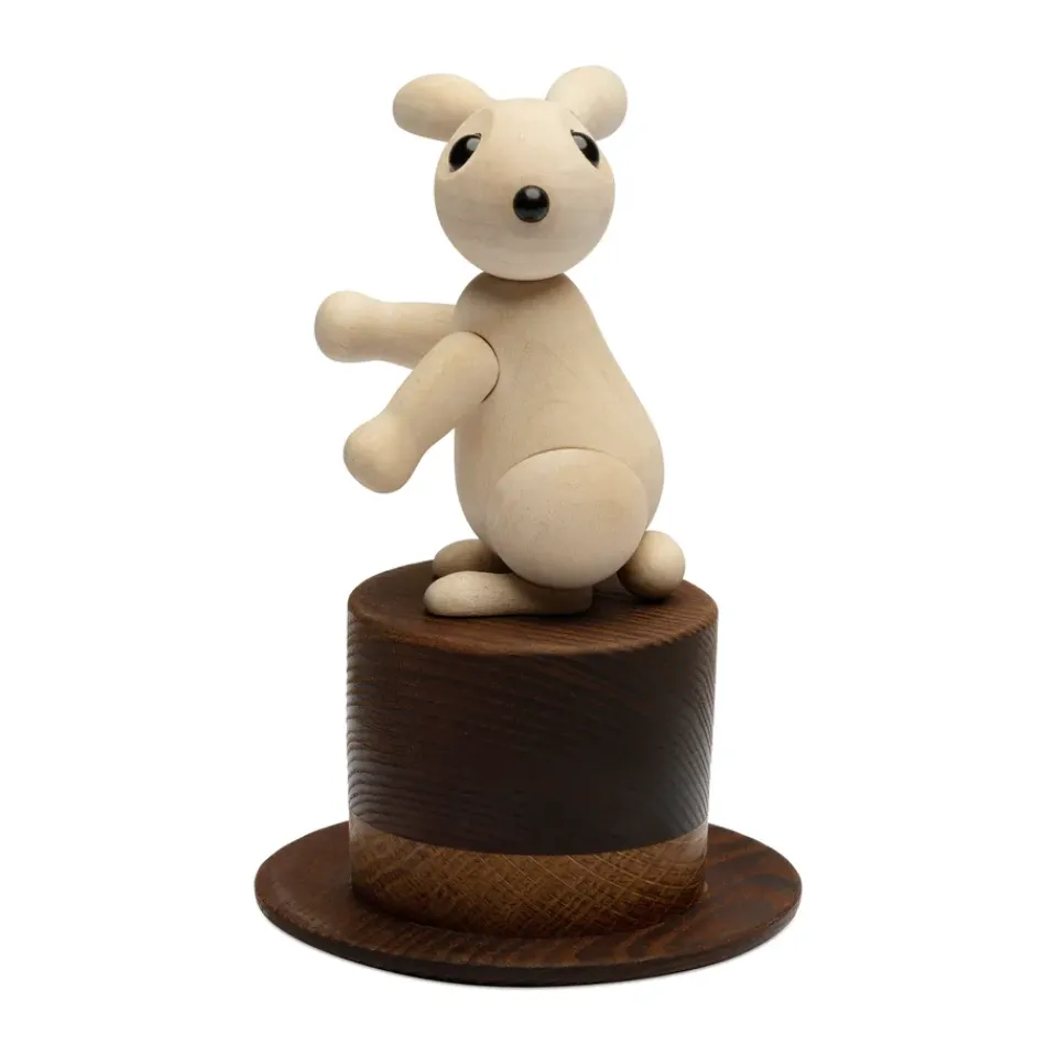 Discount Spring Copenhagen Decoración conejo The Magic Hat 9,5 cm, Arce Beige
