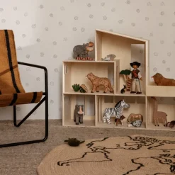 Online Ferm Living Decoración de madera Animal, Elephant Gris