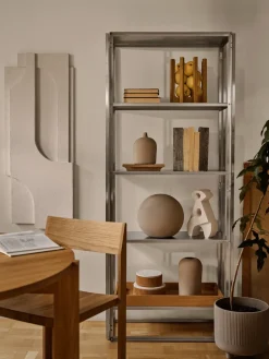 Discount Kristina Dam Studio Decoración de pared Serif Relief L, Off white Blanco