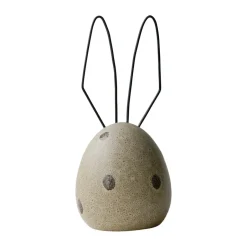 Best DBKD Decoración de Pascua Liebre H18 cm, dot Beige